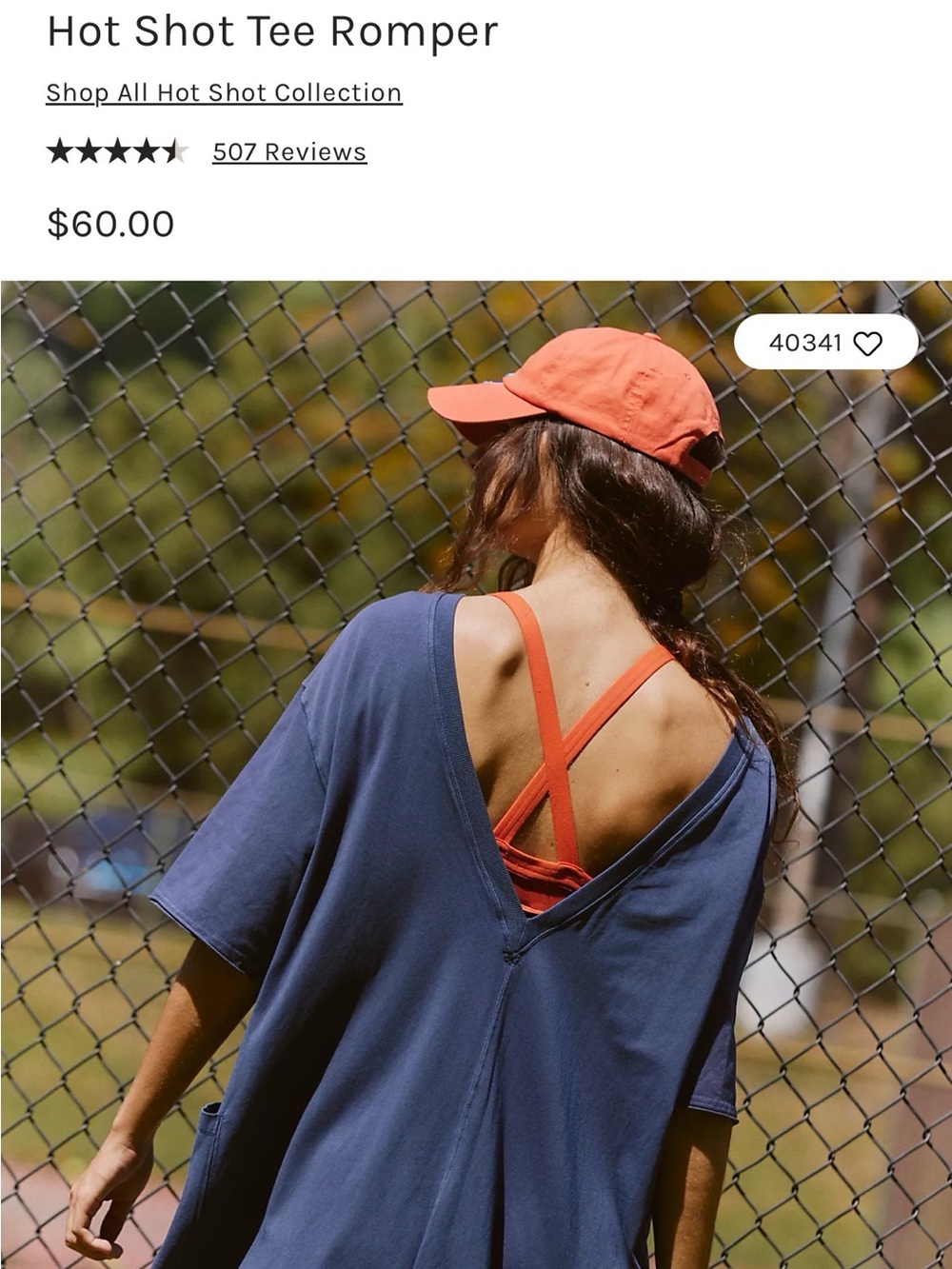 Hot Shot Tee Romper in